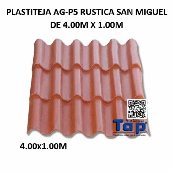 Imagen de PLASTITEJA AG-P5 RUSTICA SAN MIGUEL DE  4.00M X 1.00M