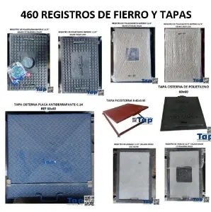 Imagen para la categoría 460 REGISTROS DE FIERRO Y TAPAS